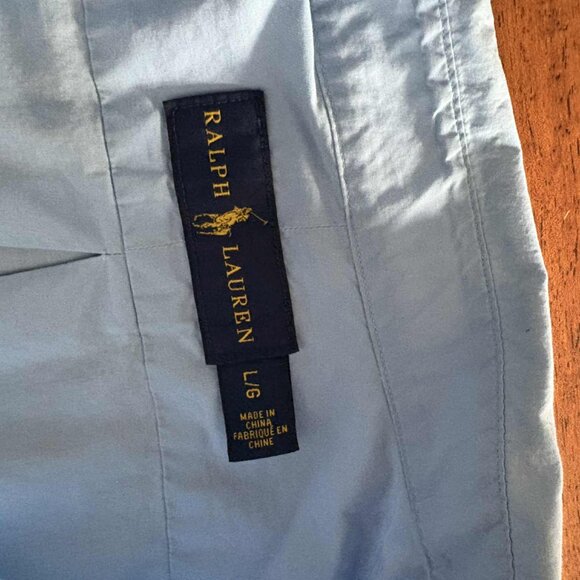 Ralph Lauren Classic Fit Button-Down Shirt Blue Size L - Picture 6 of 6
